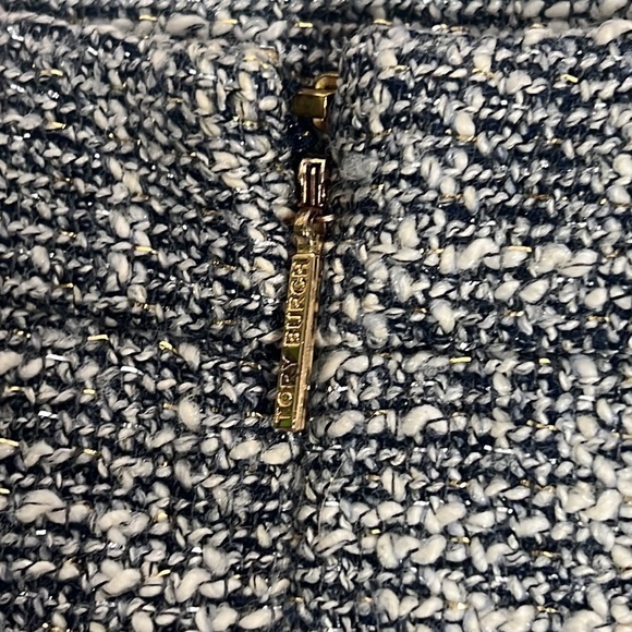 Tory‎ Burch Gray Tweed Pencil Skirt Size 2 - Picture 9 of 12